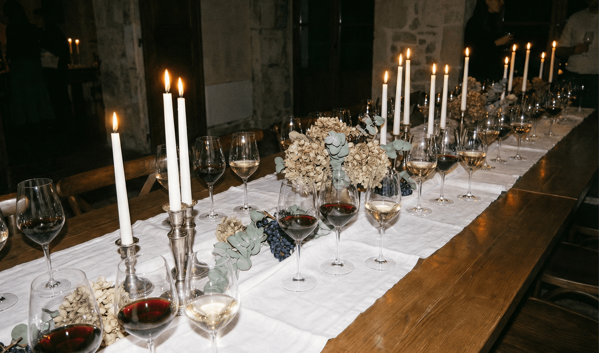 Corporate wine tasting event