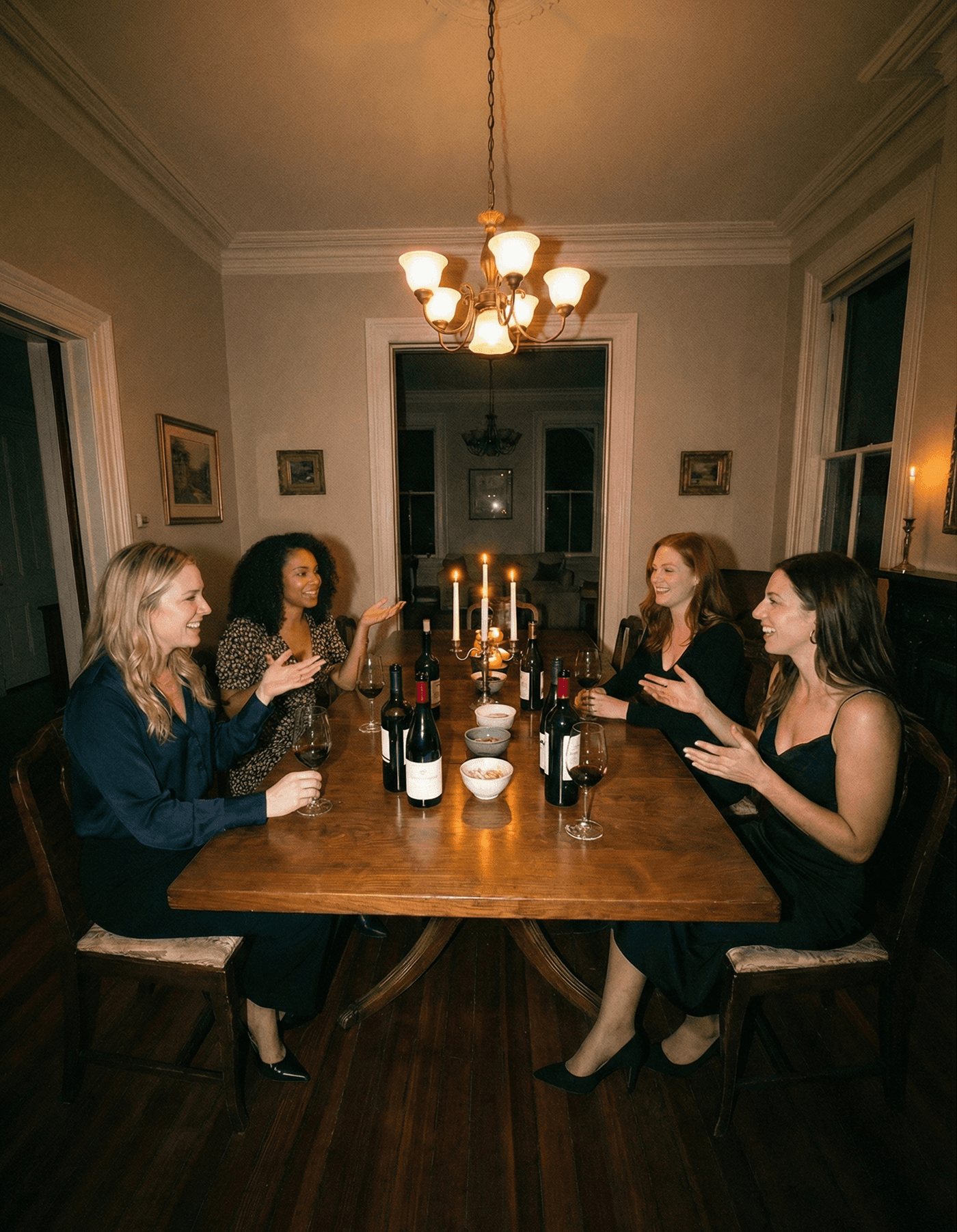 Wine tasting at home